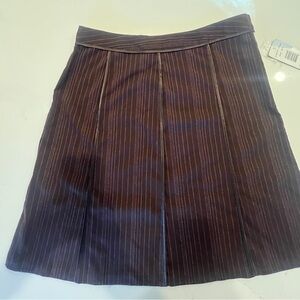 NYC Design Co. NEW Elegant Brown and Pink A-line Skirt. Size 14